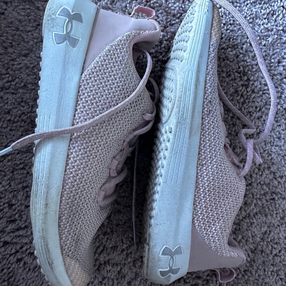 Pink Under Armour shoes